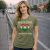Békét a szívbe női póló (zöld)