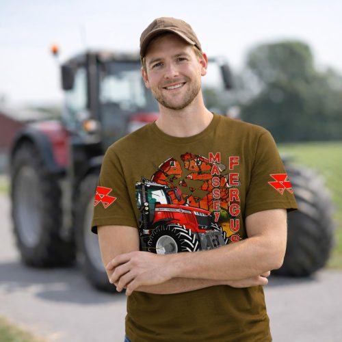 MASSEY FERGUSON FELIRATOS BARNA PÓLÓ