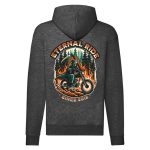 ETERNAL RIDE  MOTOROS CIPZÁRAS PULÓVER SZÜRKE