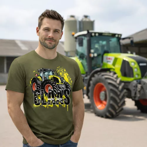 Claas Axion új zöld póló