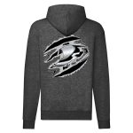 LADA CIPZÁRAS SÖTÉTSZÜRKE KAPUCNIS PULÓVER