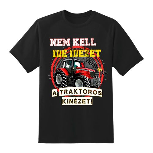 MASSEY FERGUSON - NEM KELL IDE IDÉZET.... FEKETE PÓLÓ