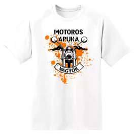 Motoros Apuka Fehér Férfi