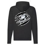 LADA CIPZÁRAS FEKETE KAPUCNIS PULÓVER