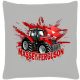 MASSEY FERGUSON SZÜRKE PAMUTVÁSZON DÍSZPÁRNA