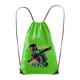 Fendt angol feliratos Zöld hátizsák