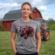 MTZ 82 szürke női traktoros póló