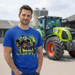 Claas Axion új kék póló