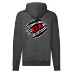 KIA CIPZÁRAS SZÜRKE KAPUCNIS PULÓVER