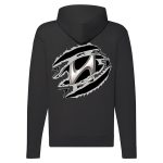 HYUNDAI CIPZÁRAS FEKETE KAPUCNIS PULÓVER