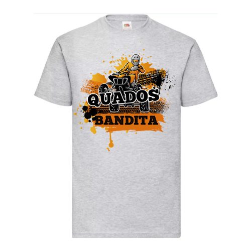 Quados Bandita szürke póló