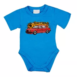 SKODA 120 KÉK RÖVID UJJÚ BABA BODY