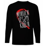 MINDEN ÉRTELMÉT VESZTI... FEKETE HOSSZÚ UJJÚ PÁROS PÓLÓ