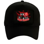 MASSEY FERGUSON FEKETE CSERÉLHETŐ TAPASZOS BASEBALL SAPKA