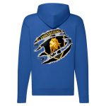 LAMBORGHINI CIPZÁRAS KÉK KAPUCNIS PULÓVER