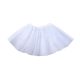 [OUTLET]74-es méretű fehér alkalmi/ünneplő tüllös lányka pamut szoknya
