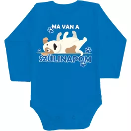 MA VAN A SZÜLINAPOM MANCSOS HOSSZÚ KÉK BABA BODY