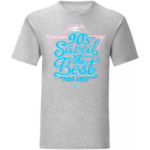 The 90's Saved…Szürke póló