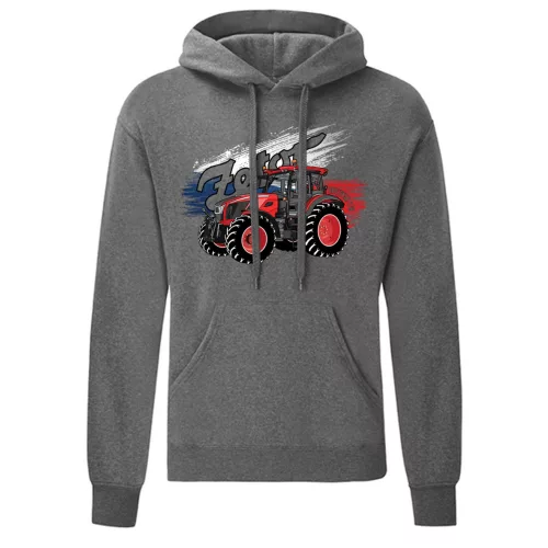 Zetor C. 170 Kapucnis pulóver sötétszürke