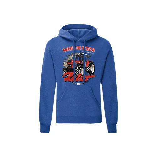 Zetor Kapucnis pulover kék 