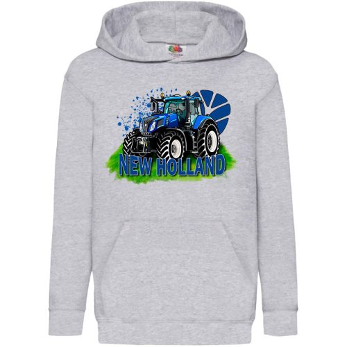 outlet NEW HOLLAND Gyerek Pulóver - szürke 164-es