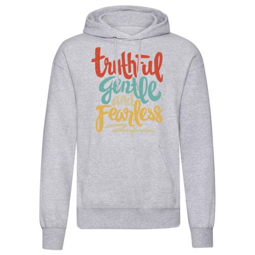 Thruthful…Világosszürke kenguruzsebes pulóver