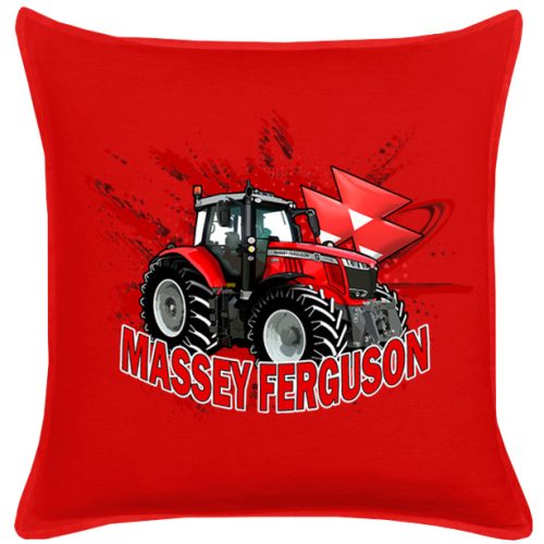 MASSEY FERGUSON PIROS PAMUTVÁSZON DÍSZPÁRNA