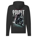 SPIRIT MOTOROS FEKETE CIPZÁRAS PULÓVER