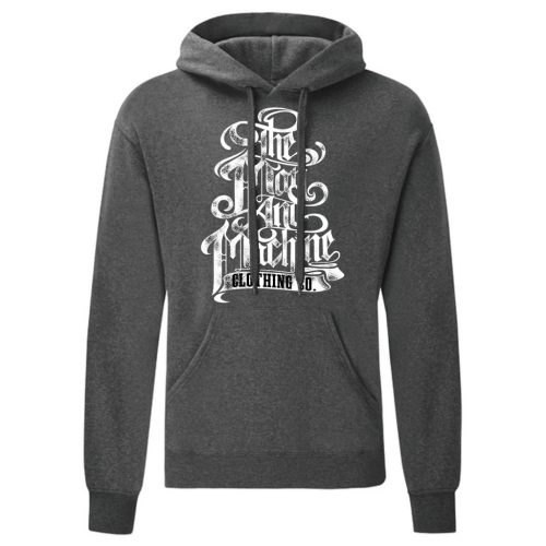 The Man and…Szürke kenguruzsebes pulóver