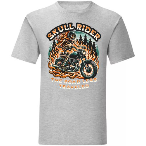 SKULL RIDER MOTOROS PÓLÓ SZÜRKE