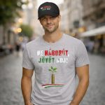 Ne háborút, jövőt adj! póló (szürke)