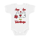 VALENTIN-NAPI Lány Baba body hosszú ujjú