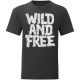 Wild and Free Fekete póló