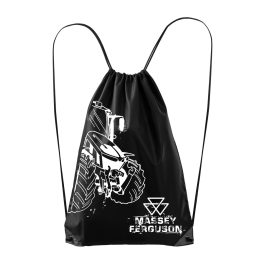 Massey Ferguson Fehér körvonalas fekete hátizsák