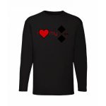 I LOVE MY IFA! FEHÉR HOSSZÚ UJJÚ PÓLÓ