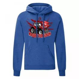 MASSEY FERGUSON KAPUCNIS PULÓVER KÉK