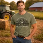 Földből született zöld póló (Magyar szöveggel)