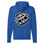 TOYOTA CIPZÁRAS KÉK KAPUCNIS PULÓVER