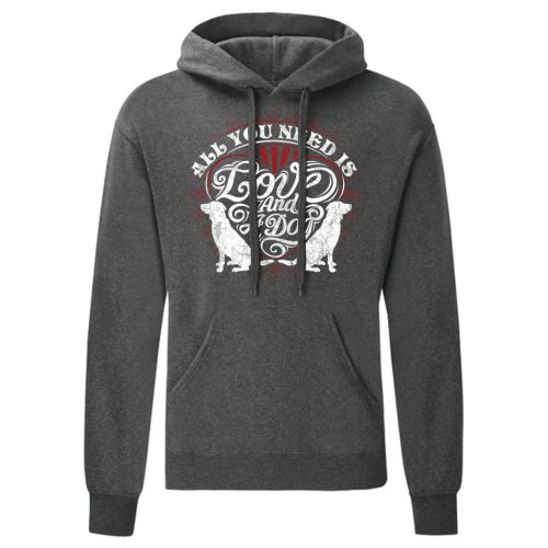 All you need is…Szürke kenguruzsebes pulóver