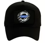 Volvo Fekete Cserélhető Tapaszos Baseball Sapka