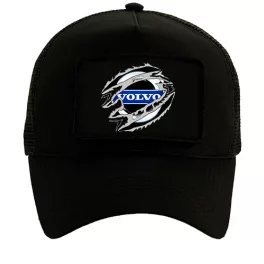 Volvo Fekete Cserélhető Tapaszos Baseball Sapka
