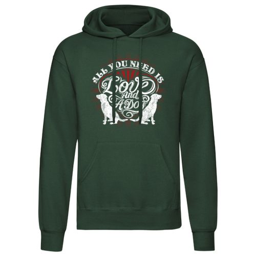 All you need is…Zöld kenguruzsebes pulóver