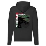 Army cipzáras pulóver (fekete)