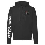 Army cipzáras pulóver (fekete)