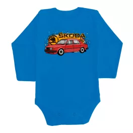 SKODA 120 KÉK HOSZÚ UJJÚ BABA BODY