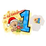 ELSŐ KARÁCSONYOM BABA BODY KISFIÚ  Hosszú ujjú