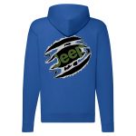 JEEP CIPZÁRAS KÉK KAPUCNIS PULÓVER