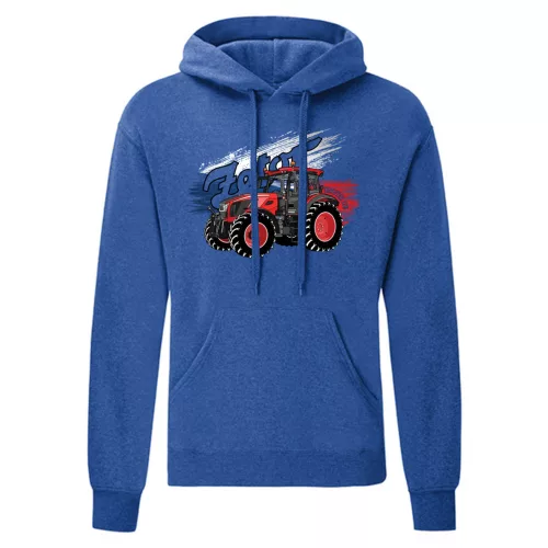 Zetor C. 170 Kapucnis pulóver kék