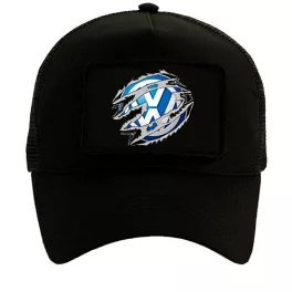 Volkswagen Fekete Cserélhető Tapaszos Baseball Sapka