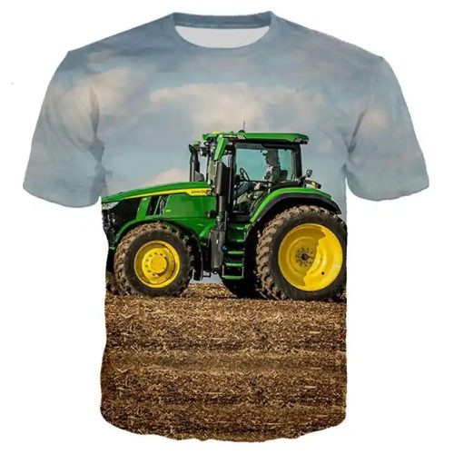 oldalas john deere traktoros 3D póló XXXL